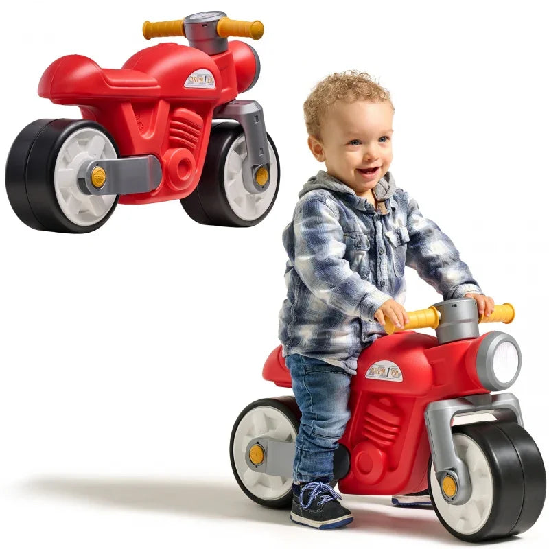 Dziecięcy jeździk biegowy czerwony Falk 1+ - zabawki-dla-dziewczynki