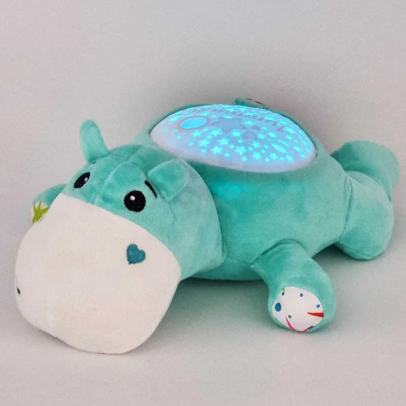 Pluszak WOOPIE BABY hipopotam z projektorem i kołysankami - zabawki-dla-dziewczynki