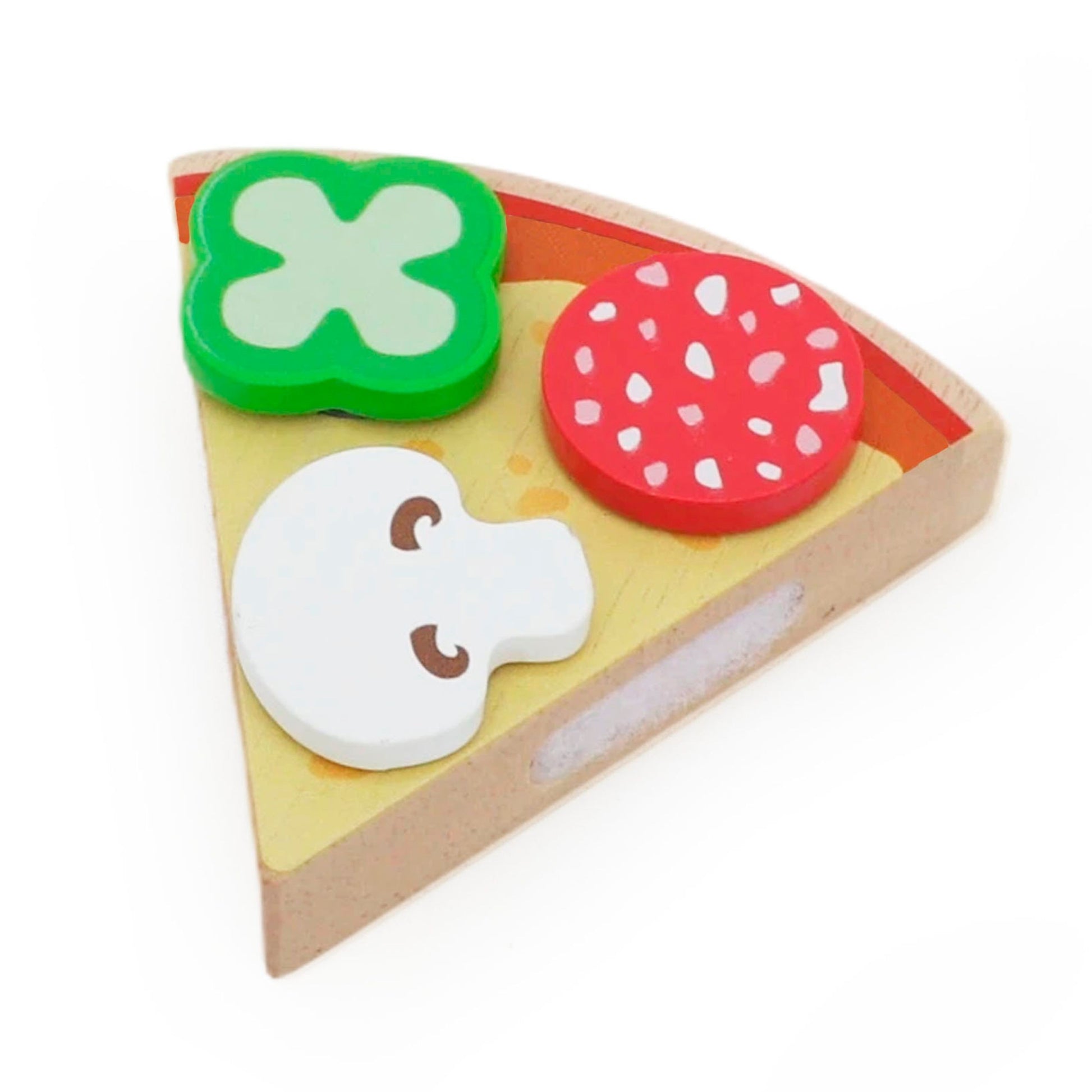 6-VIGA Drewniana Pizza Do Krojenia Zestaw kuchenny 27 el. Dla Dzieci 18M+-6