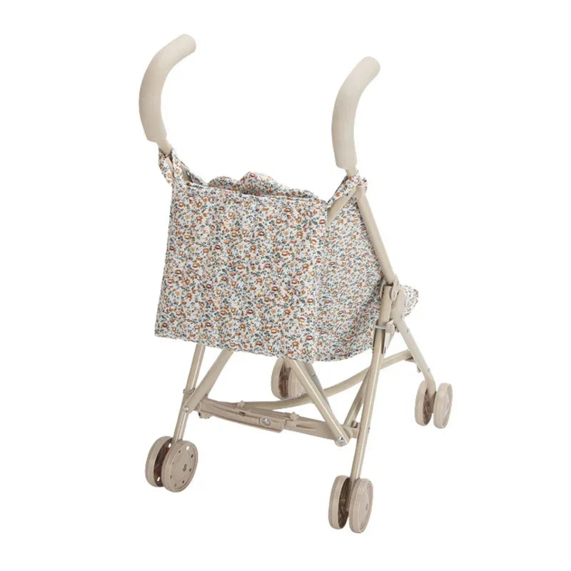 spacerówka WOOPIE ROYAL wózek dla lalek vintage flower - zabawki-dla-dziewczynki