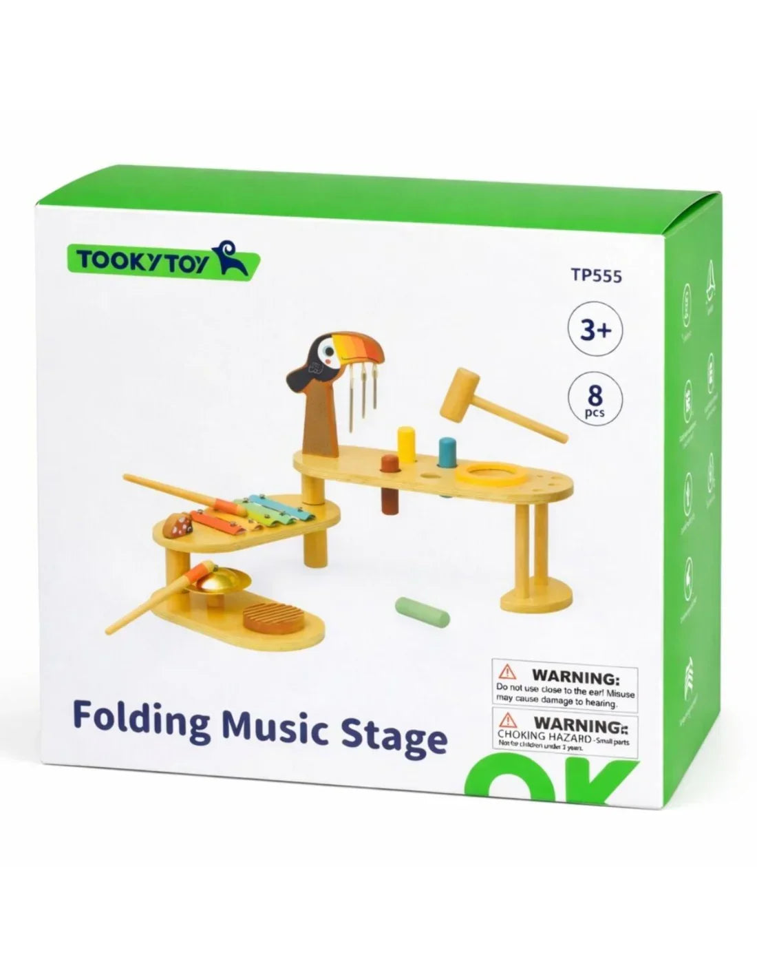 TOOKY TOY stolik edukacyjny muzyczny Tukan – rozwój słuchu i motoryki