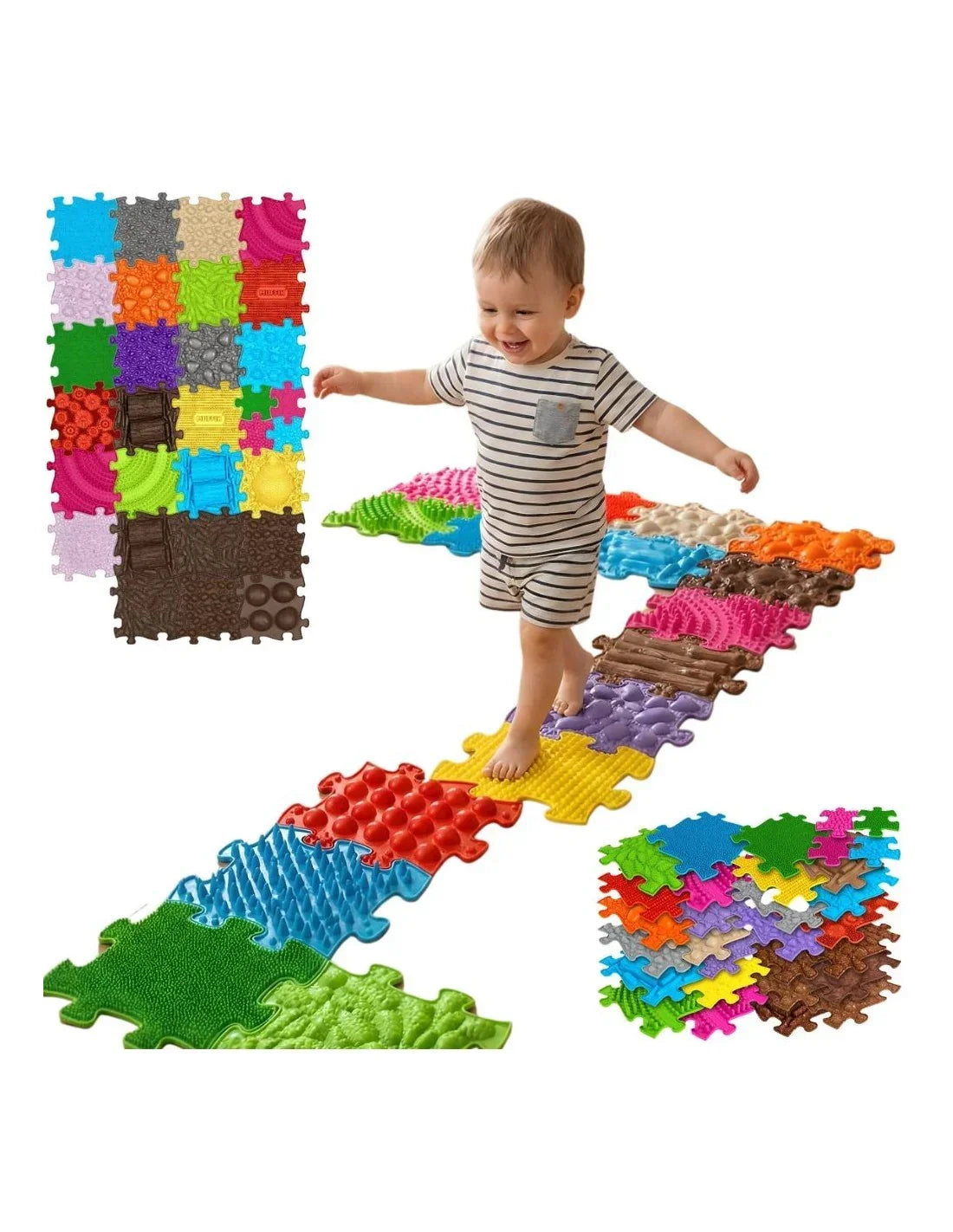 WOOPIE mata sensoryczna Royal Puzzle z 30 elementami dla dzieci - zabawki-dla-dziewczynki