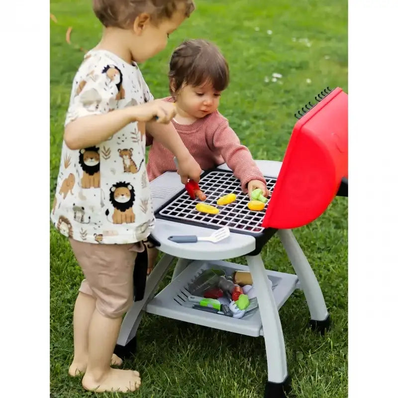 Interaktywna kuchnia ogrodowa Woopie grill para LED zestaw dla dzieci  - zabawki-dla-dziewczynki