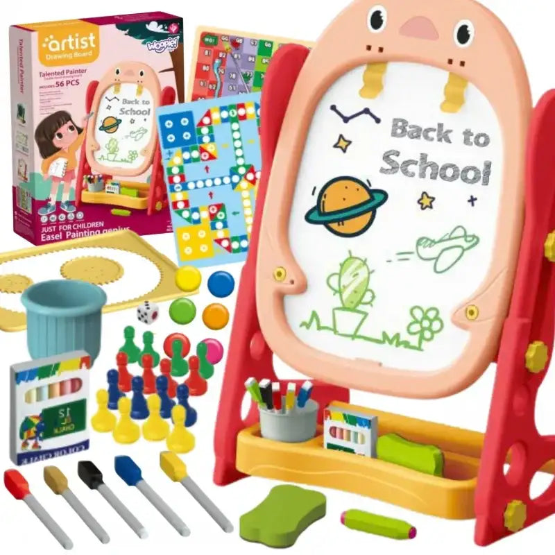 Zabawka WOOPIE tablica magnetyczna dwustronna edukacyjna - zabawki-dla-dziewczynki