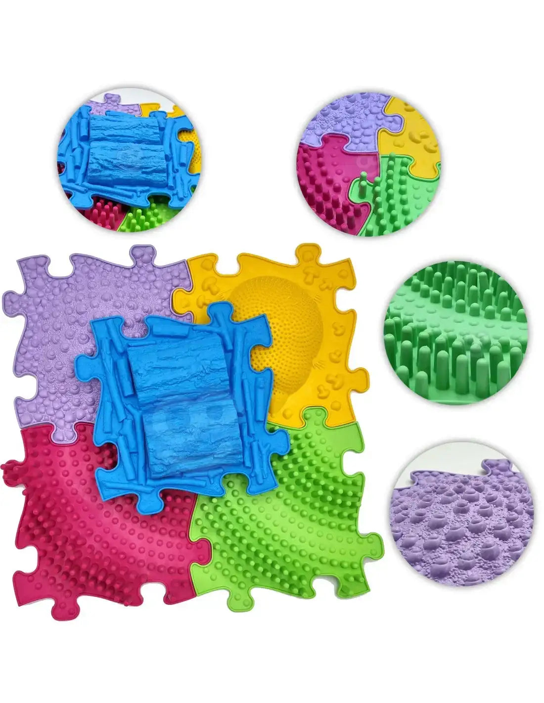 Puzzle sensoryczne WOOPIE mata edukacyjna dla dzieci - zabawki-dla-dziewczynki