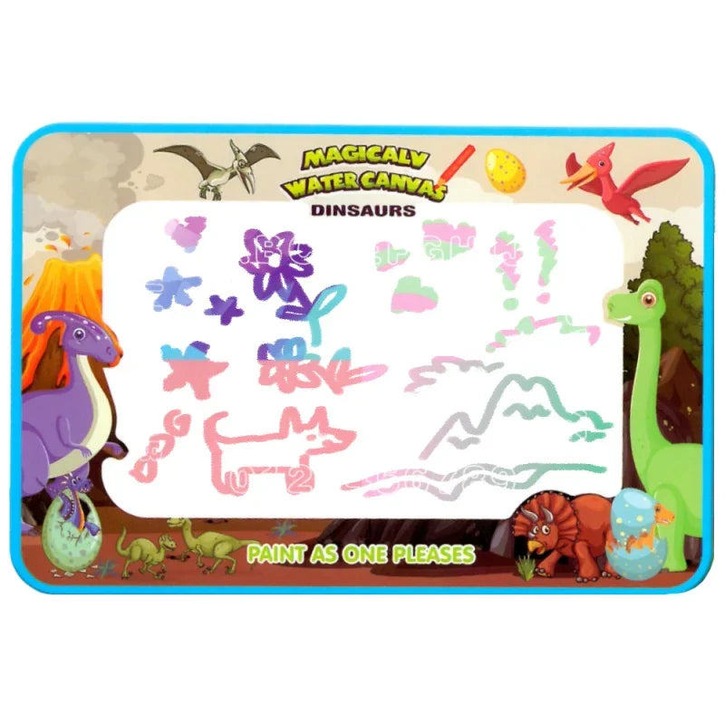 WOOPIE Magiczna Mata Wodna do Malowania XXL Pieczątki Cyferki 100x80 cm - zabawki-dla-dziewczynki