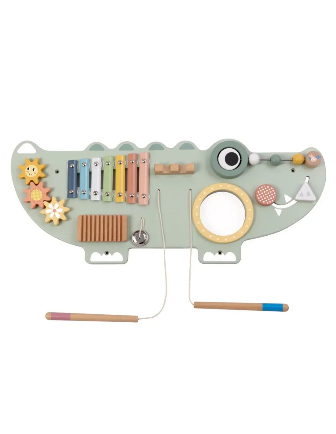Edukacyjna tablica manipulacyjna Krokodyl Tooky Toy dla malucha