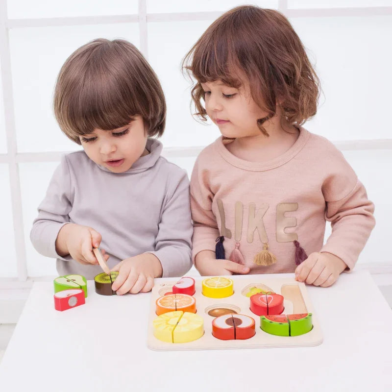 Zestaw owoców na rzepy CLASSIC WORLD Montessori  - zabawki-dla-dziewczynki