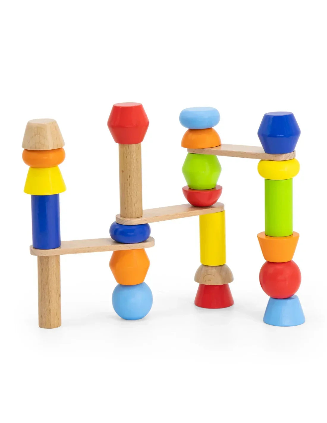 VIGA drewniane klocki Montessori układanka edukacyjna - zabawki-dla-dziewczynki