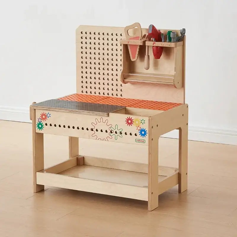 MASTERKIDZ Drewniany Warsztat Montessori STEM z Narzędziami - zabawki-dla-dziewczynki
