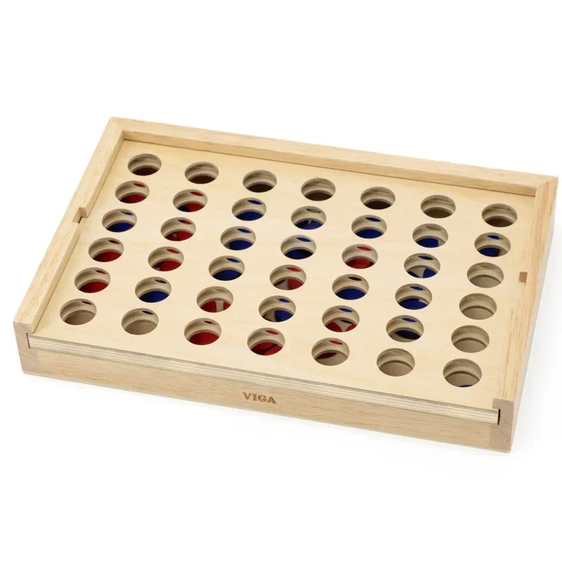 VIGA Gra logiczna 4 w Rzędzie 4 In a Row - zabawki-dla-dziewczynki