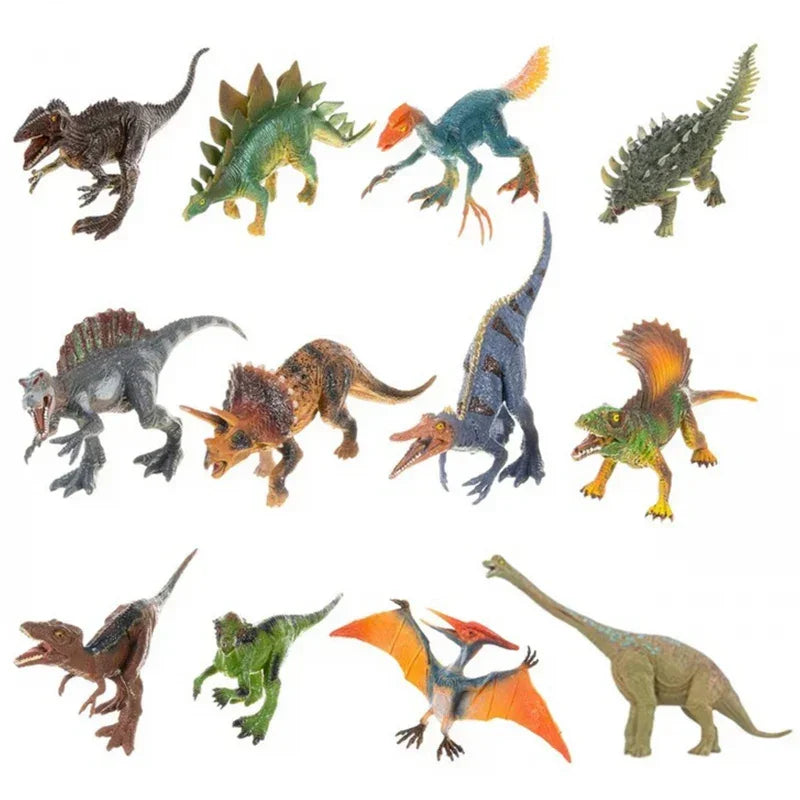 Duży zestaw WOOPIE figurki dinozaurów z matą edukacyjną - zabawki-dla-dziewczynki