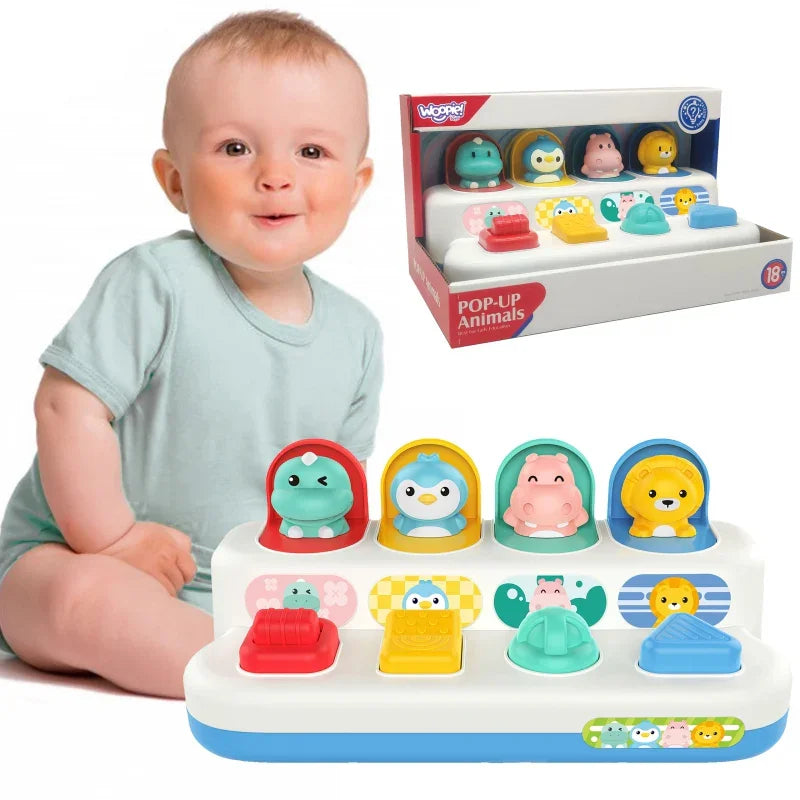 WOOPIE BABY Zabawka Edukacyjna Wyskakujące Zwierzątka POP-UP - zabawki-dla-dziewczynki