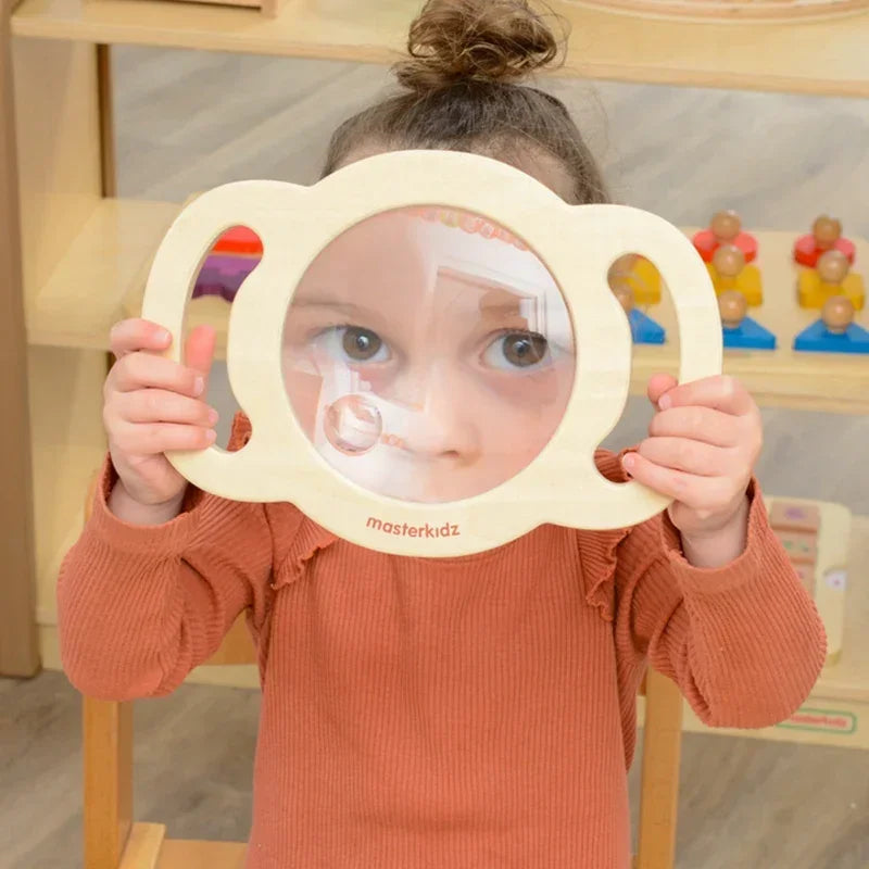 Duża drewniana lupa edukacyjna MASTERKIDZ Discovery - zabawki-dla-dziewczynki