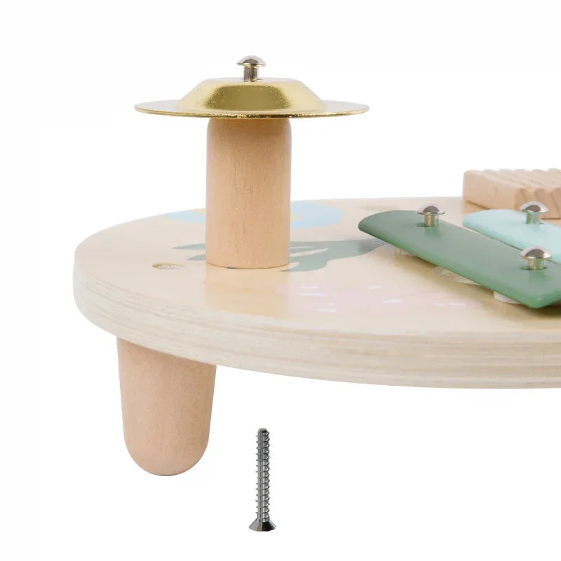 CLASSIC WORLD Zestaw Instrumenty Muzyczne dla Dzieci Cymbałki Bębenek Grzechotka 5 el. - zabawki-dla-dziewczynki