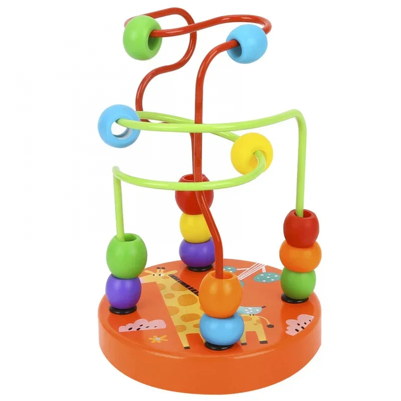 TOOKY TOY drewniana labirynt pętla motoryczna dla dzieci do zabawy  - zabawki-dla-dziewczynki