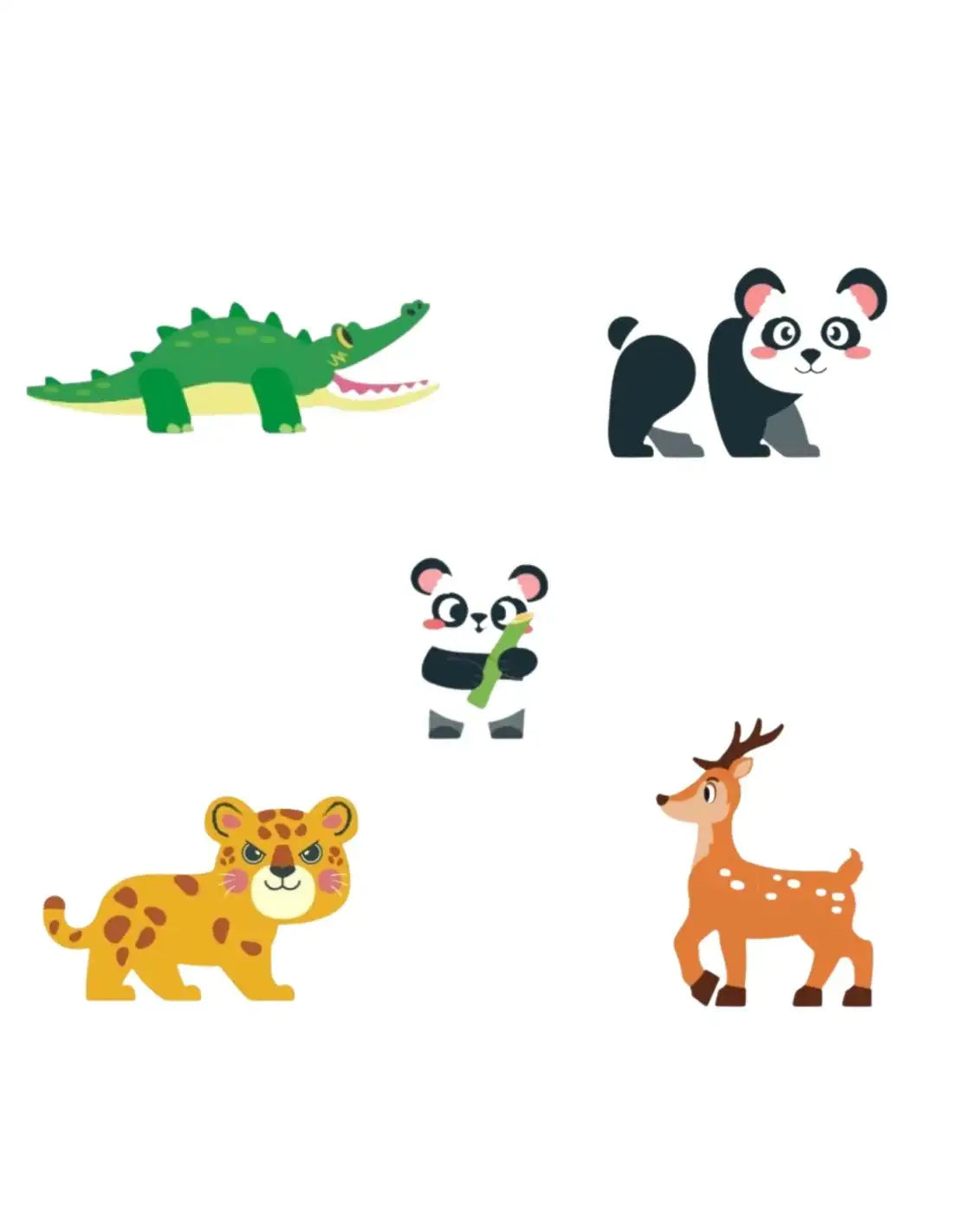 WOOPIE zestaw konstrukcyjny 3D Rzadkie Zwierzęta magnetyczne