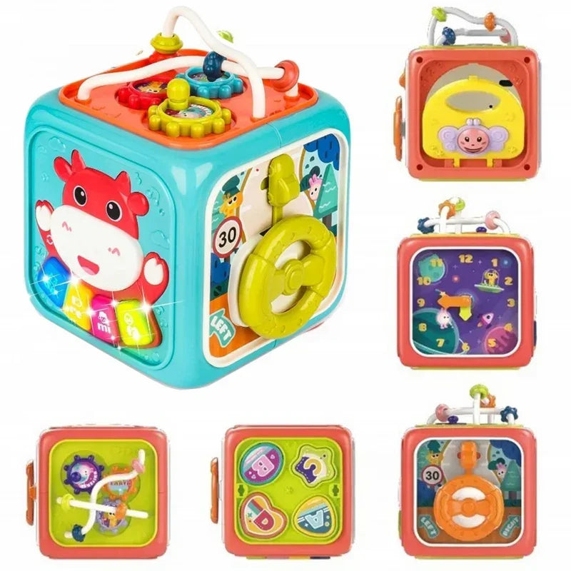 Zabawka WOOPIE Montessori kostka edukacyjna sorter dla dzieci - zabawki-dla-dziewczynki