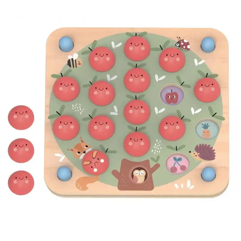 TOOKY TOY Memory Gra Pamięciowa Jabłuszka - zabawki-dla-dziewczynki