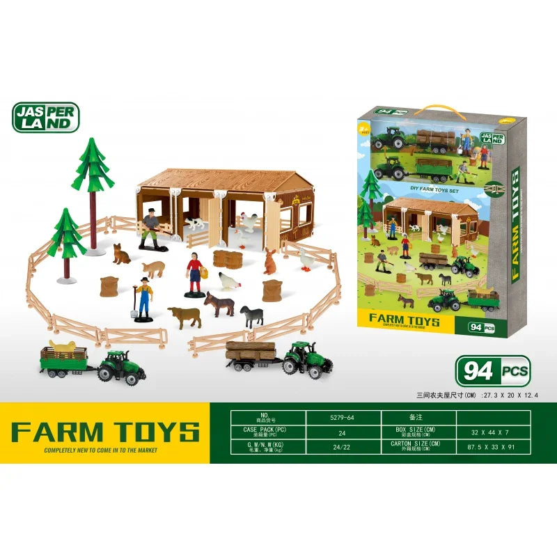 WOOPIE Zestaw Mały Farmer XL Figurki Gospodarstwo - zabawki-dla-dziewczynki