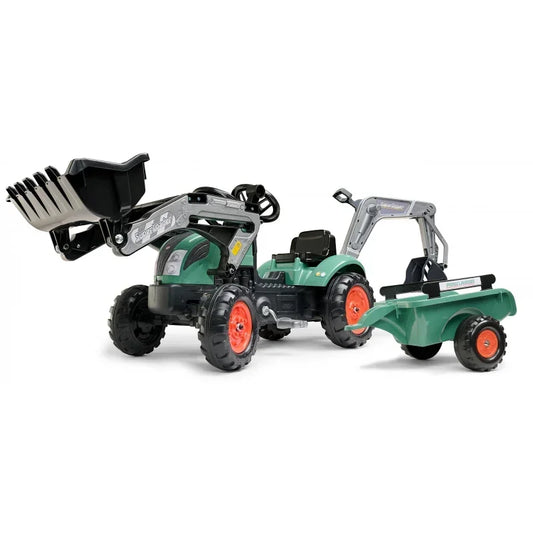 FALK Farm Lander koparko-ładowarka traktor dla dzieci 2–5 lat - zabawki-dla-dziewczynki