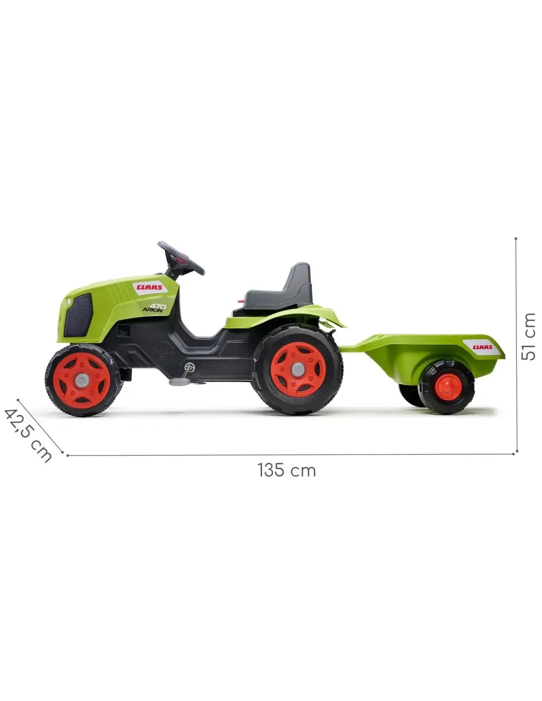 Traktor ogrodowy dla dzieci FALK Claas Arion 470  - zabawki-dla-dziewczynki