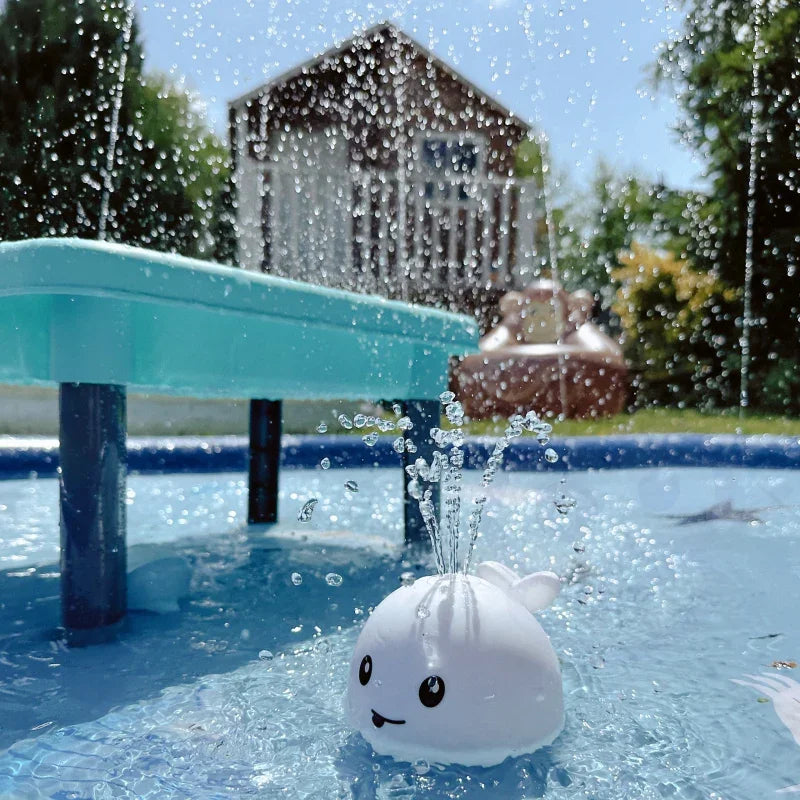 WOOPIE BABY Zabawka do Kąpieli Wieloryb Tryskający Wodą Fontanna LED - zabawki-dla-dziewczynki