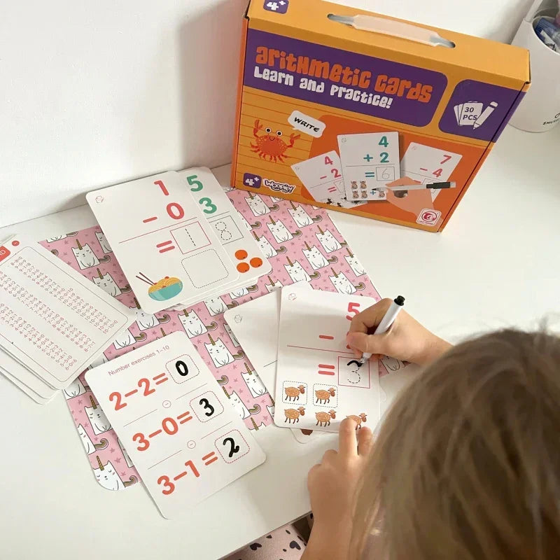 Karty WOOPIE edukacyjne fiszki do nauki liczenia dla najmłodszych - zabawki-dla-dziewczynki