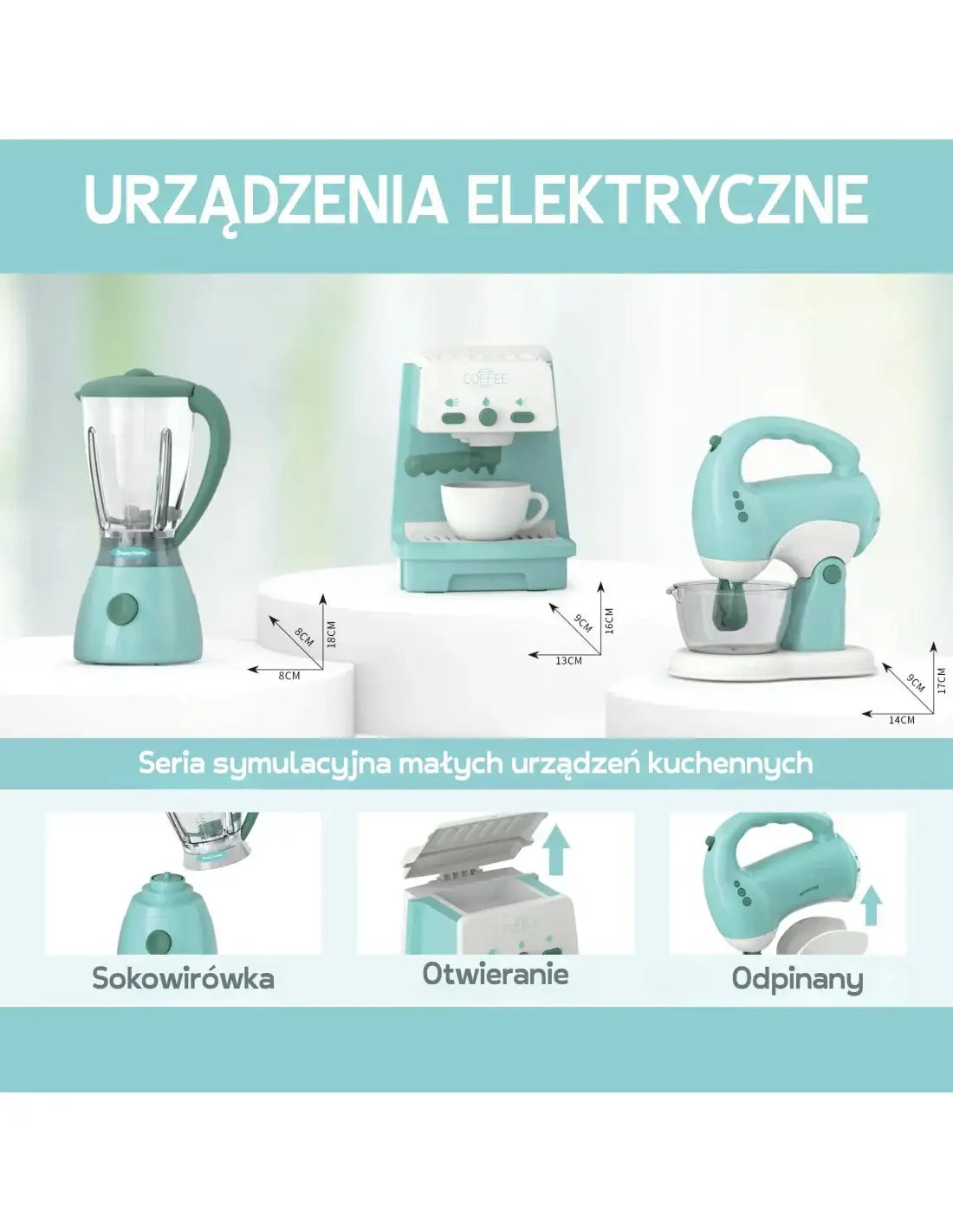 WOOPIE zestaw AGD dla dzieci rozwijający kreatywność i motorykę - zabawki-dla-dziewczynki