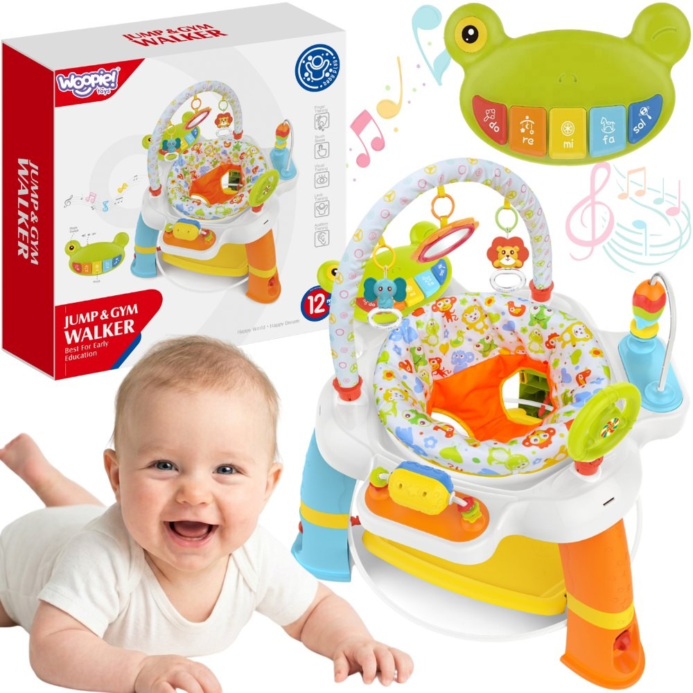 1-WOOPIE BABY Siedzisko Obrotowe Interaktywne Centrum Aktywności 12m+-1