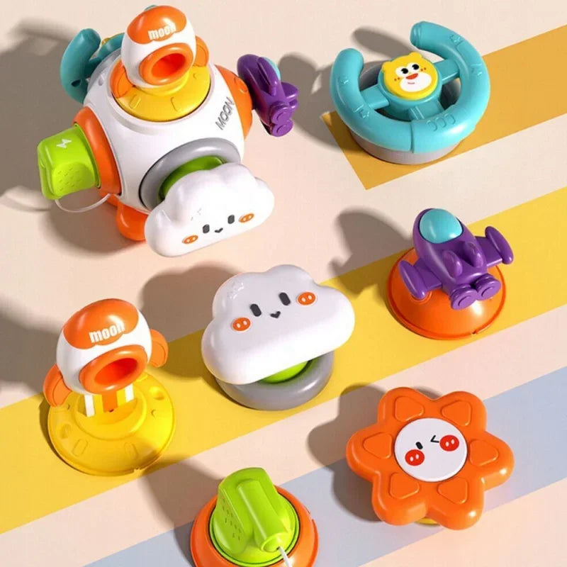 WOOPIE BABY Piłka Kosmiczna Rakieta 6w1 Montessori - zabawki-dla-dziewczynki