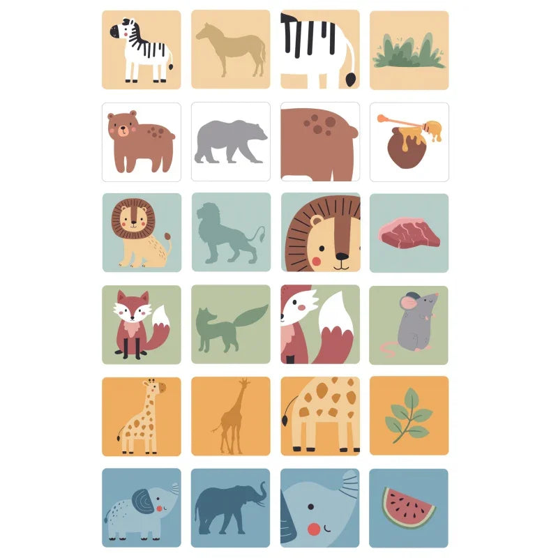 TOOKY TOY Gra Zręcznościowa Zwierzęta 82 el. - zabawki-dla-dziewczynki