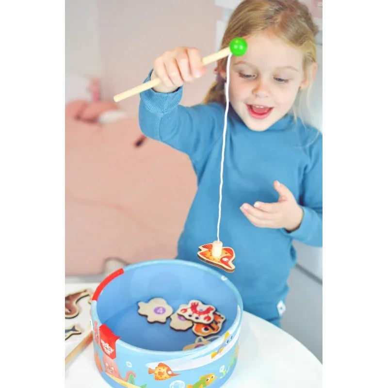 TOOKY TOY Gra Łowienie Rybek – kreatywna zabawka edukacyjna dla dzieci