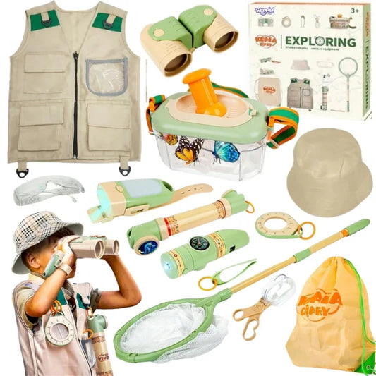 WOOPIE Discovery zestaw małego odkrywcy z lornetką i kompasem - zabawki-dla-dziewczynki