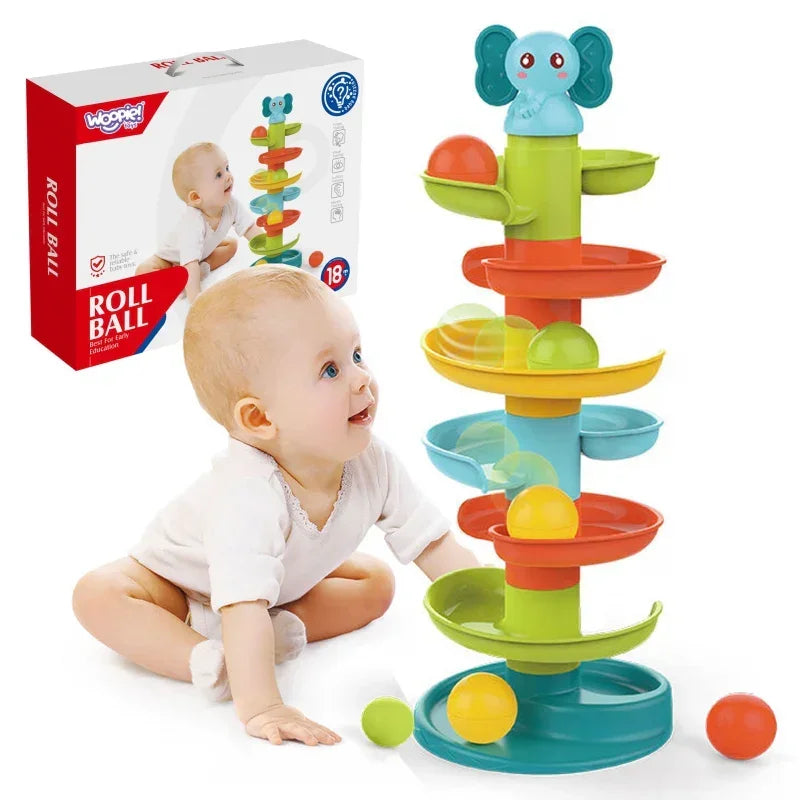 WOOPIE BABY Kulodrom Tor Kulkowy Spirala - zabawki-dla-dziewczynki