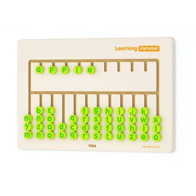 Viga Toys Tablica Sensoryczna Nauka Alfabetu - zabawki-dla-dziewczynki