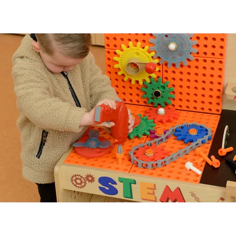 MASTERKIDZ Warsztat XXL STEM z narzędziami i akcesoriami do zabawy w domu i przedszkolu - zabawki-dla-dziewczynki