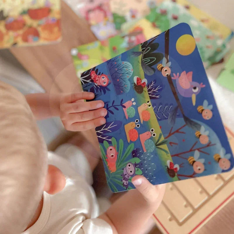 Drewniana gra TOOKY TOY Nauka Liczenia, idealna zabawka dla dzieci - zabawki-dla-dziewczynki