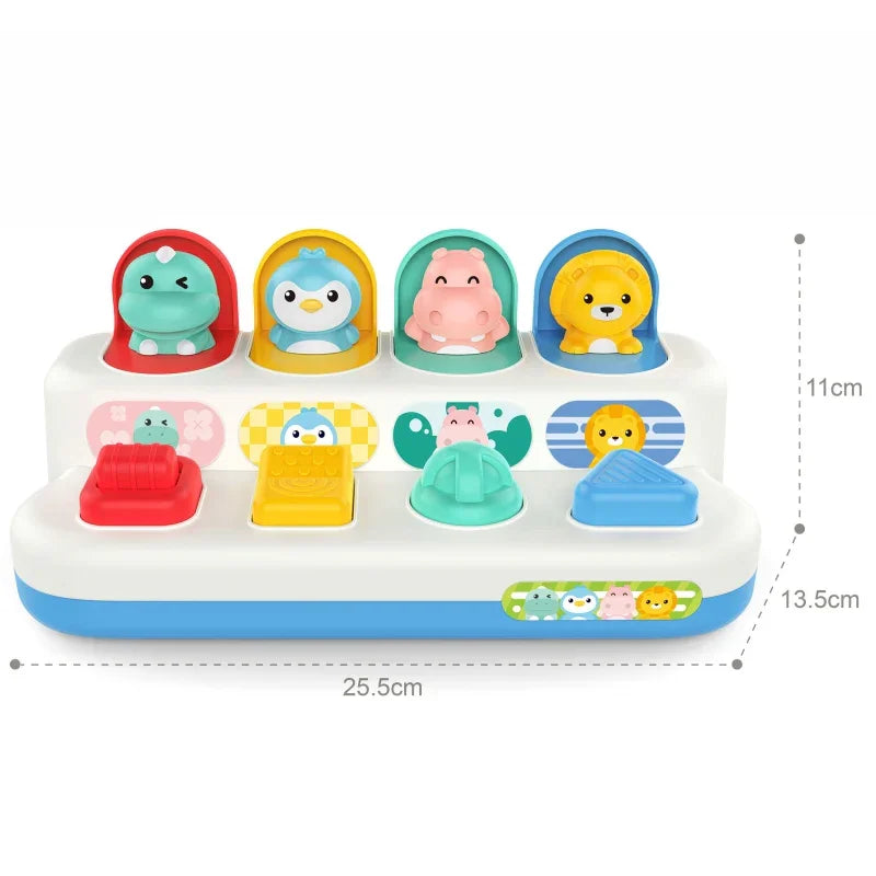 WOOPIE BABY Zabawka Edukacyjna Wyskakujące Zwierzątka POP-UP - zabawki-dla-dziewczynki
