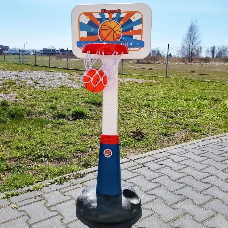 WOOPIE zestaw koszykówka z piłką i pompką dla maluchów - zabawki-dla-dziewczynki