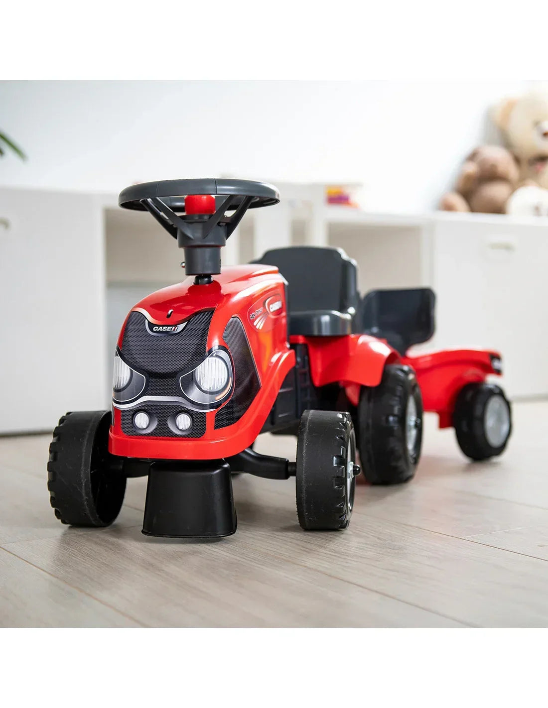 FALK Jeździk Traktorek Baby CASE IH czerwony - zabawki-dla-dziewczynki