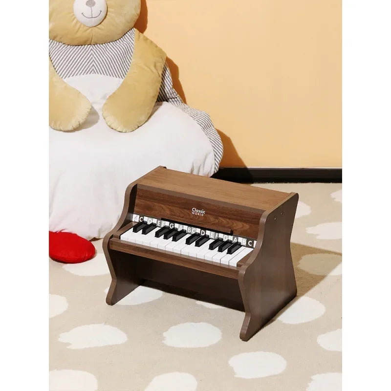 CLASSIC WORLD klasyczne pianino drewniane dla malucha - zabawki-dla-dziewczynki