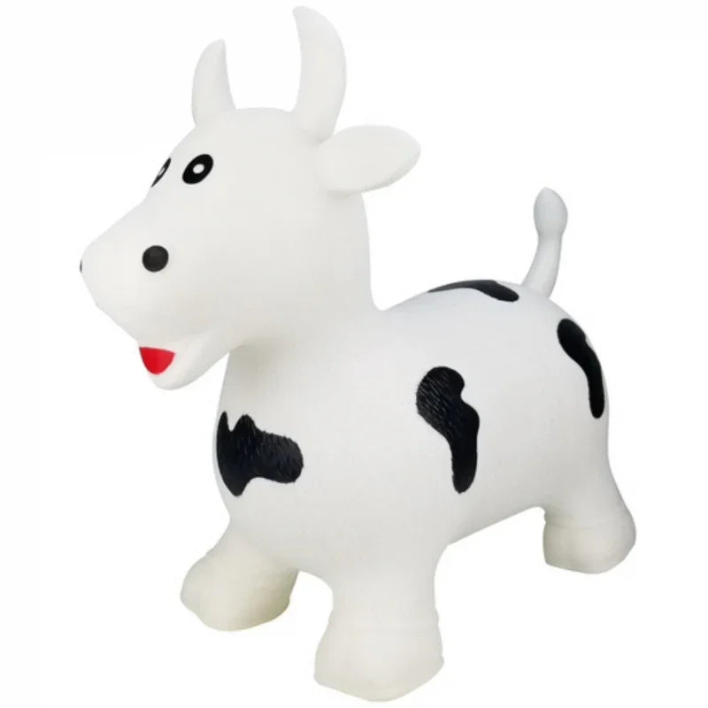 WOOPIE Skoczek Gumowy do Skakania Krówka + Pompka - zabawki-dla-dziewczynki