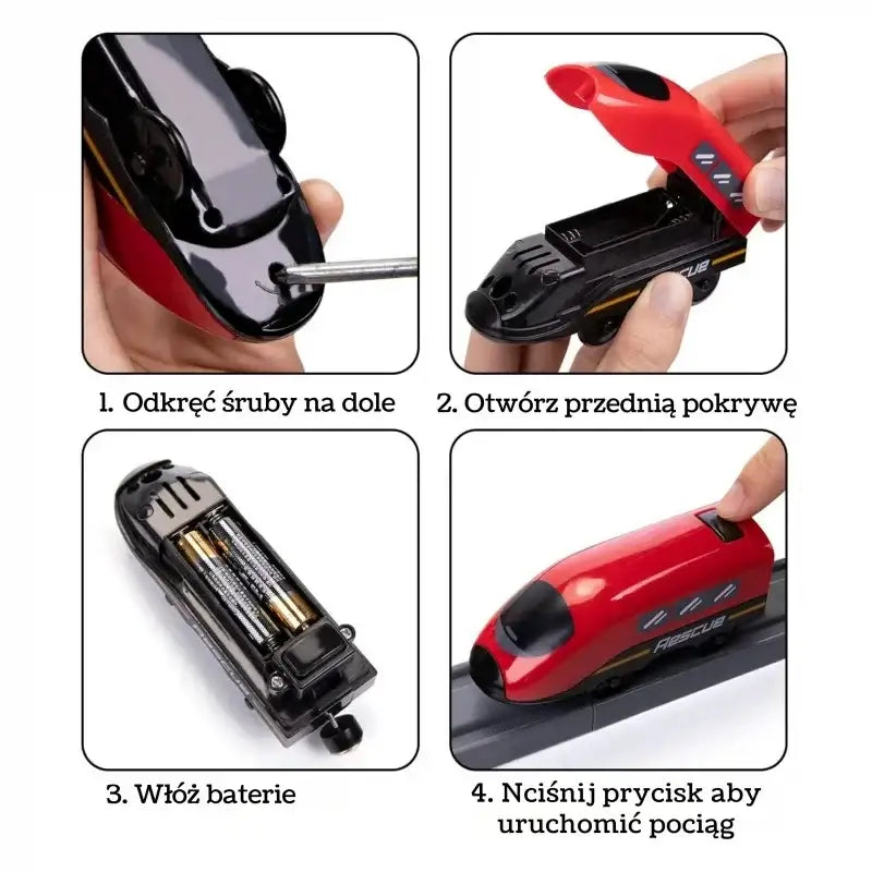 WOOPIE kolejka elektryczna lokomotywa straż pożarna zabawka dla maluchów - zabawki-dla-dziewczynki