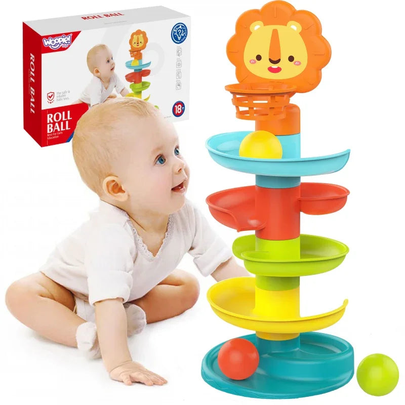 WOOPIE BABY Tor Zjeżdzalnia Kulek Wieża z Piłeczkami Kulodrom - zabawki-dla-dziewczynki