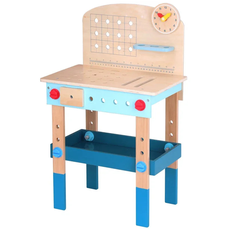 6-TOOKY TOY Drewniany Stół Do Majsterkowania Warsztat-6