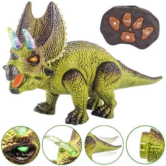 WOOPIE Dinozaur Zdalnie Sterowany RC Robot Triceratops - zabawki-dla-dziewczynki