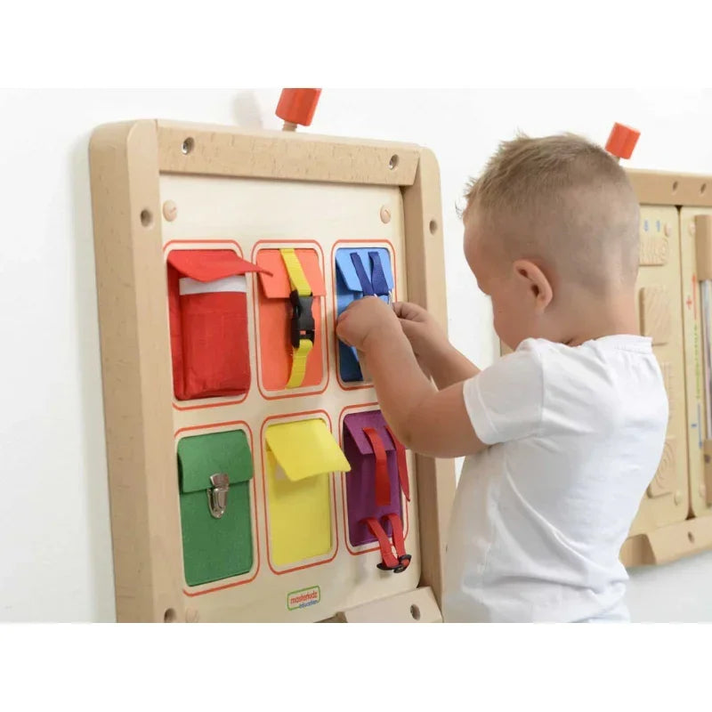 MASTERKIDZ tablica ścienna manipulacyjna rozwój koordynacji ruchowej - zabawki-dla-dziewczynki