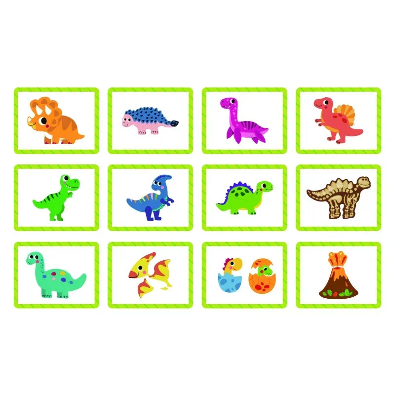 TOOKY TOY dinozaury puzzle układanka magnetyczna dla maluchów - zabawki-dla-dziewczynki