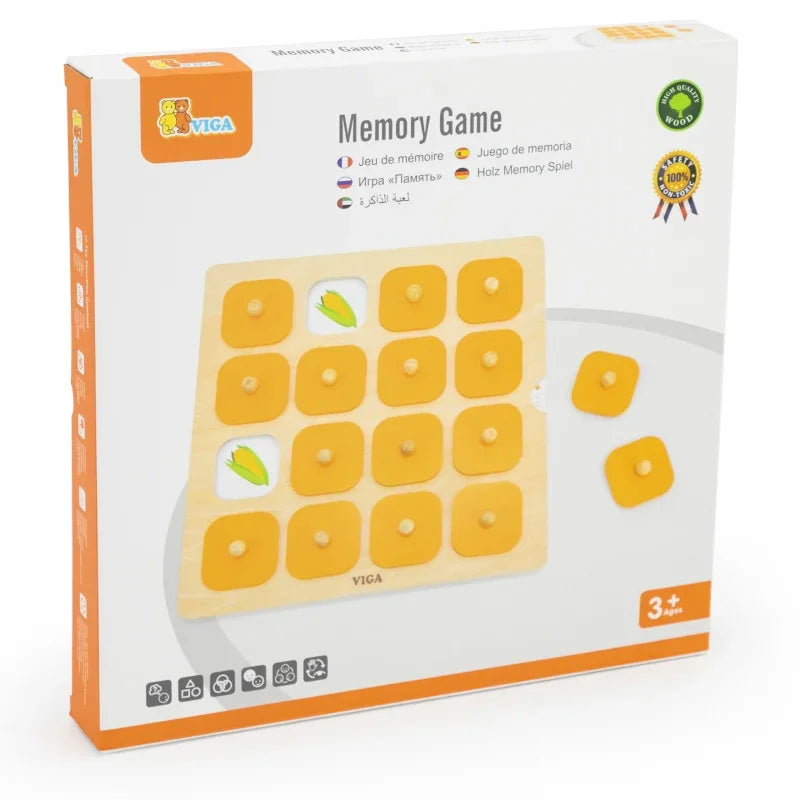 Viga Memory Gra Pamięciowa Zgadnij Obrazki 10 Kart Montessori - zabawki-dla-dziewczynki